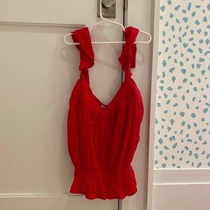 Impeccable pig red tank!❤️